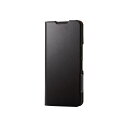 ELECOM PM-S241PLFUBK AQUOS wish4 (SH-52E)用レザーケース/ 手帳型/ UltraSlim/ 薄型/ 磁石付き/ ブラック【在庫目安:お取り寄せ】(2)