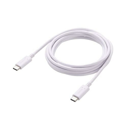 ELECOM GM-CC20WH USB2.0ケーブル/ PS5対応/ C-Cタイプ/ ノーマル/ 2.0m/ ホワイト【在庫目安:お取り寄せ】