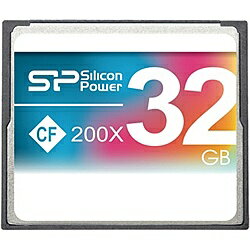 【送料無料】シリコンパワー SP032GBCFC200V10 コンパクトフラッシュカード 200倍速 32GB ブリスターパッケージ 　5年保証【在庫目安:..