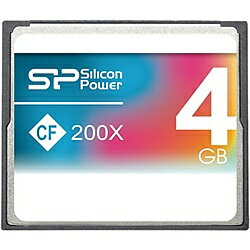 【送料無料】シリコンパワー SP004GBCFC200V10 コンパクトフラッシュカード 200倍速 4GB 5年保証【在庫目安:お取り寄せ】