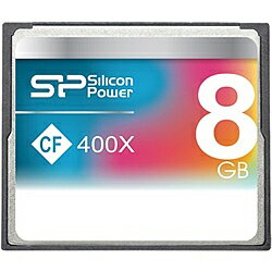 【送料無料】シリコンパワー SP008GBCFC400V10 コンパクトフラッシュカード 400倍速 8GB 　5年保証【在庫目安:お取り寄せ】