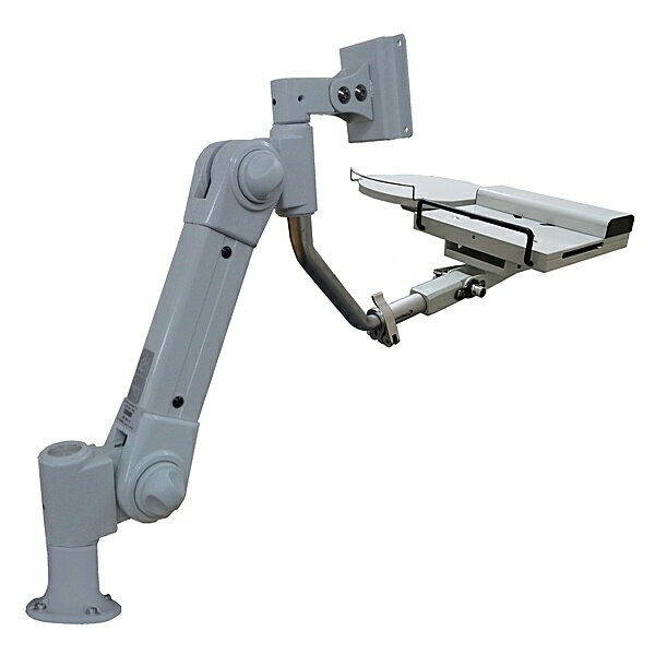 【送料無料】Live Creator ARM2-39NSG2 VESA対応スリムキーボード台一体型フランジグロメット式フレキ..