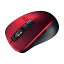 【送料無料】サンワサプライ MA-BTBL155R 静音Bluetooth　5．0　ブルーLEDマウス（5ボタン・レッド）【..