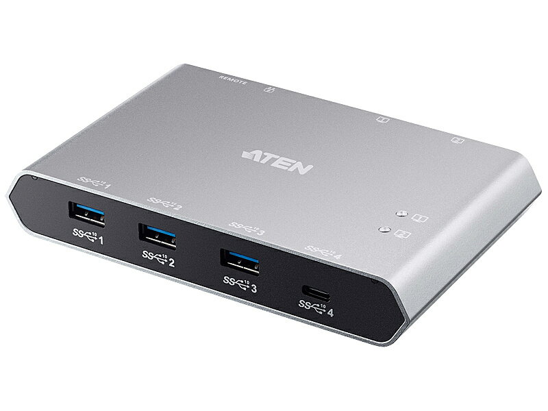 【送料無料】ATEN US3342 USB-C 2ポートUSB3.1 Gen2デバイス共有器(電源パススルー対応)【在庫目安:..