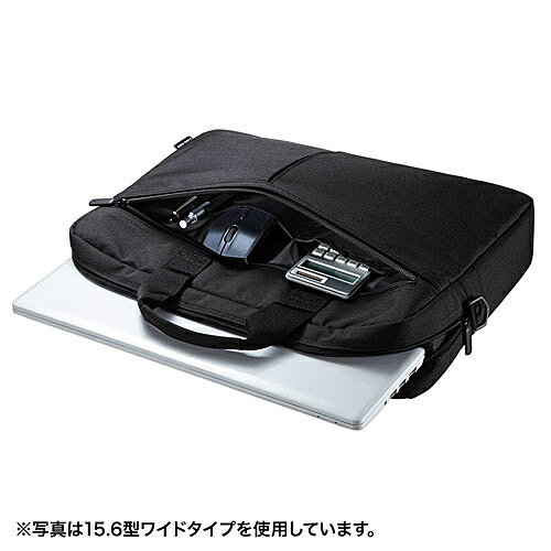 サンワサプライ BAG-INB5N2 PCインナーバッグ（11.6型ワイド・ブラック）【在庫目安:お取り寄せ】| サプライ インナーバッグ インナー バッグ 落ち運び