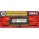 UMAX UM-SODDR4S-2400-4G m[gPCp[ SO-DIMM DDR4-2400 4GB 1gy݌ɖڈ:񂹁z