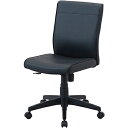 【送料無料】ナカバヤシ RZE-300BK ワークレザーチェア ブラック【在庫目安:お取り寄せ】
