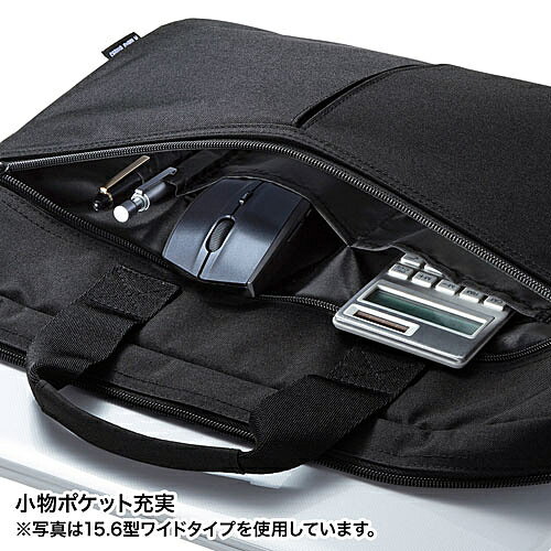 サンワサプライ BAG-INB5N2 PCインナーバッグ（11.6型ワイド・ブラック）【在庫目安:お取り寄せ】| サプライ インナーバッグ インナー バッグ 落ち運び