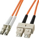 【送料無料】サンワサプライ HKB-LCSC6-10L 光ファイバケーブル(LC・SCコネクタ、10m)【在庫目安:お取り寄せ】(2)