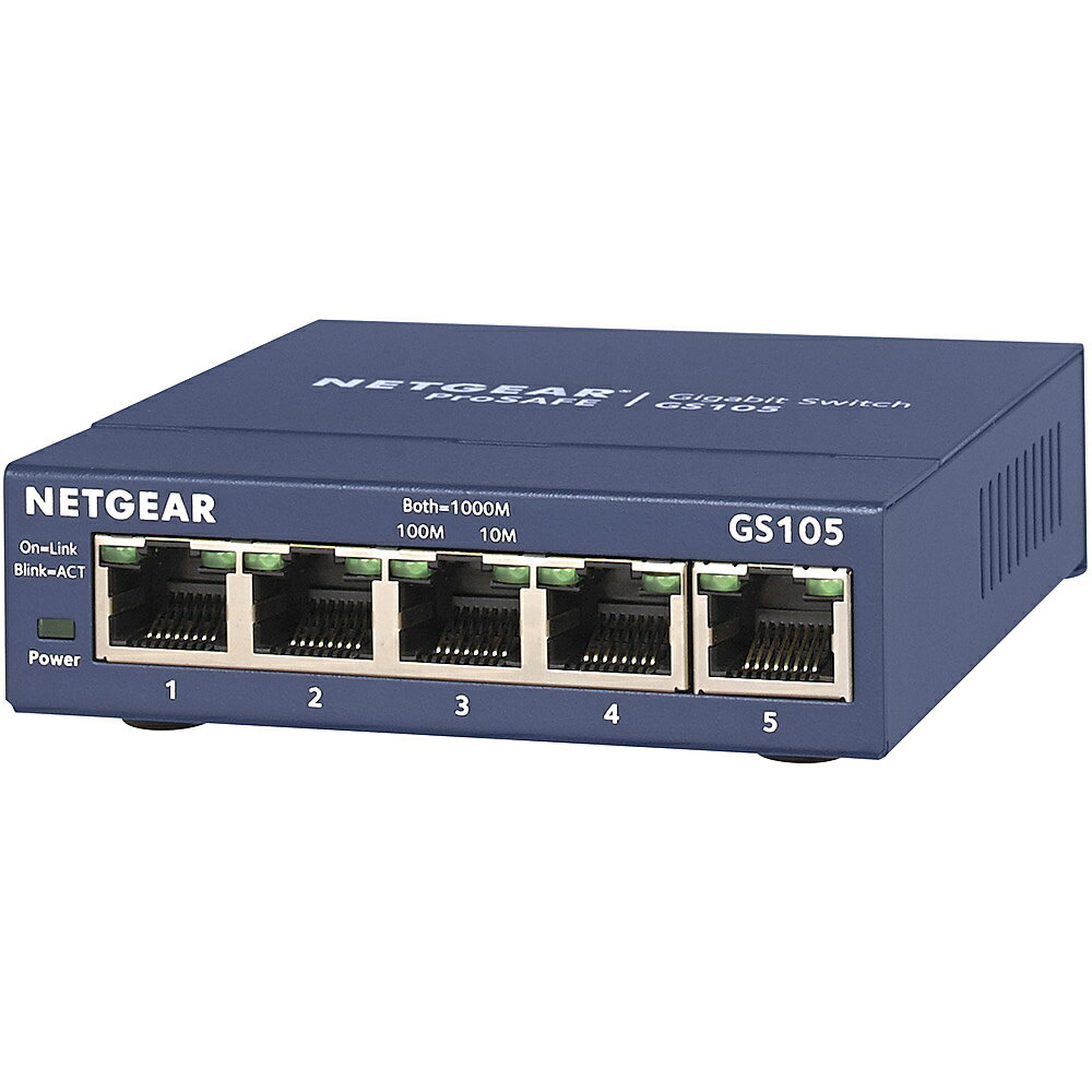 【在庫目安:あり】【送料無料】NETGEAR GS105-500JPS GS105 ギガ5ポート アンマネージ・スイッチ