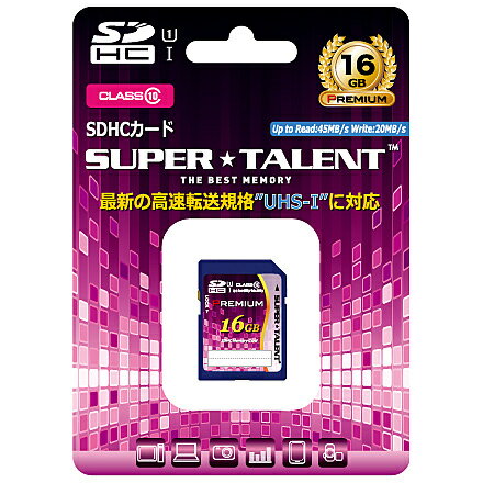 スーパータレント ST16SU1P UHS-I SDHCメモリーカード 16GB Class10【在庫目安:お取り寄せ】 スーパータレント ST16SU1P UHS-I SDHCメモリーカード 16GB Class10【在庫目安:お取り寄せ】