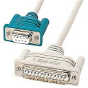 サンワサプライ KR-MD2 RS-232Cケーブル(TA・モデム用・2m)【在庫目安:お取り寄せ】(2)