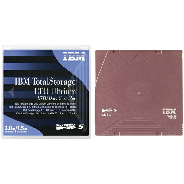 【送料無料】IBM 46X1290 Ultrium LTO5テープカートリッジ 1.5TB/ 3.0TB【在庫目安:お取り寄せ】