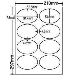 カラーレーザプリンタ用ラベルマットタイプ(8面)詳細スペックタイプ専用紙サイズ(規格)A4入数500枚/箱GPN(グリーン購入ネットワーク)登録