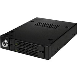 【送料無料】ICY DOCK MB992SK-B ICYDOCK　2x 2.5インチ SAS/ SATAHDD/ SSD 搭載用リムーバブルケース　3.5インチベイサイズ【在庫目安:お取り寄せ】