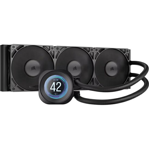 【送料無料】コルセア(メモリ) CW-9061033-WW 簡易水冷CPUクーラー NAUTILUS 360 RS LCD【在庫目安:お..