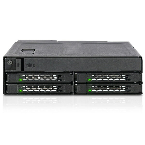 【送料無料】ICY DOCK MB604SPO-B ICYDOCK　4x 2.5インチSSD /HDD ＋ 1x スリムODD搭載用リムーバブルケース 5.25インチベイサイズ【在..