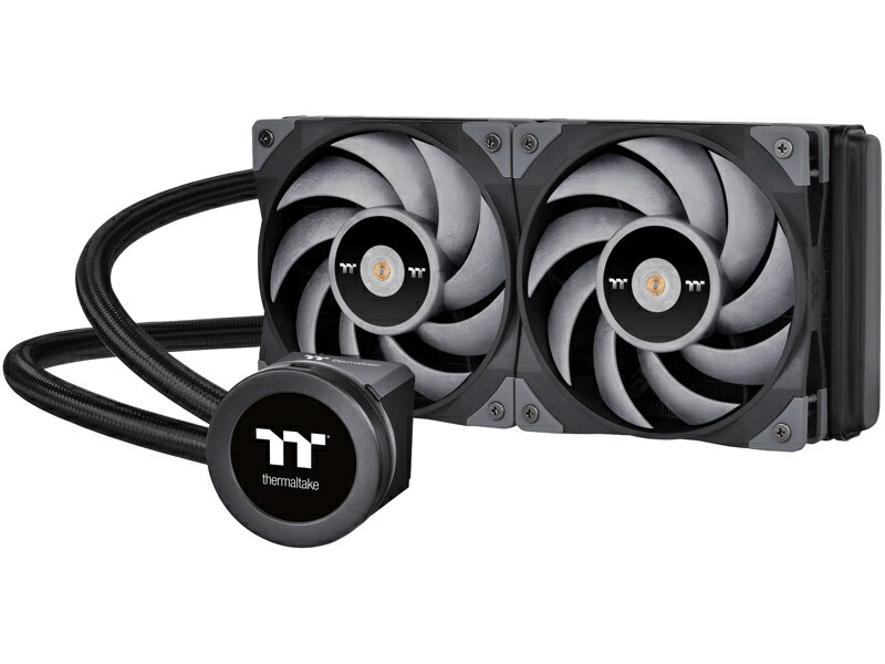 【送料無料】Thermaltake CL-W322-PL12GM-B 簡易水冷クーラー TOUGHLIQUID Ultra 240【在庫目安:お取り寄せ】