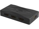 【送料無料】GREEN HOUSE GH-HSWK3-BK HDMIセレクタ 手動切り替えモデル HDCP 2.2 HDR10 Input3+Output1ポート【在庫目安:お取り寄せ】(2)