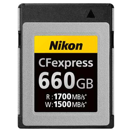 【送料無料】Nikon MC-CF660G CFexpress Type B メモリーカード 660GB【在庫目安:お取り寄せ】 【送料無料】Nikon MC-CF660G CFexpress Type B メモリーカード 660GB【在庫目安:お取り寄せ】