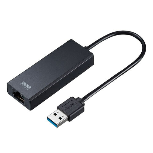 【送料無料】サンワサプライ USB-CVLAN5BK USB3.2-LAN変換アダプタ（2.5Gbps対応）【在庫目安:お取り寄せ】