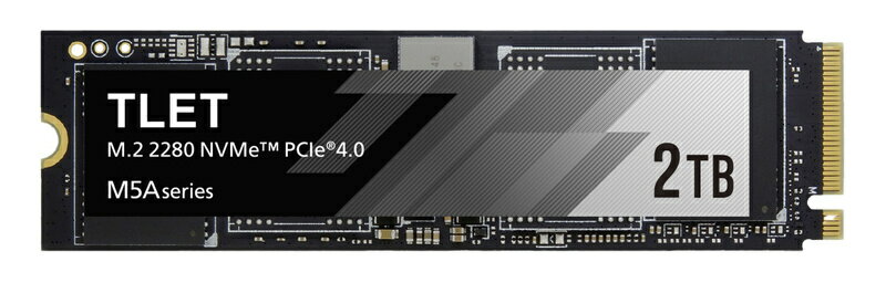 【送料無料】東芝エルイートレーディング TLD-M5A02T4ML 内蔵SSD TLD-M5Aシリーズ 2TB NVMe 1.4 /PCIe Gen4x4 M.2 2280【在庫目安:僅少】