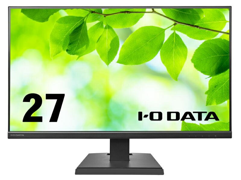 ワイド液晶ディスプレイ 27型/1920×1080/アナログRGB、HDMI/ブラック/スピーカー：あり/よりサステナブルなディスプレイへ/「5年保証」「無輝点保証」3辺フレームレス 輝度：300cd/m2/応答速度：5ms/最大消費電力：31W/■広視野角なADSパネルを採用した27型ワイド液晶ディスプレイ。環境に配慮した仕様、商品となっております。またバックライトのちらつきをなくした「フリッカーレス」やディスプレイ本体でブルーライトを低減させる「ブルーリダクション2」など目に優しい機能も搭載。■パネルとフレーム(枠)による段差がないフラットなフレームレスパネルを採用しました。極細フレームですっきりした印象を与えます。フレームがないので、マルチディスプレイにもオススメです。スタイリッシュなデザインの液晶ディスプレイです。■削減したいW(ワット)数を確認して、「輝度」を設定することができます。どれくらい電力を削減して使うのか、数値目標を立てる場合にとても便利な機能です。また、パソコンの状態に連動して、自動的に液晶ディスプレイの電源をオフにすることができます。■個装箱には再生用のダンボールを利用しております。商品へ添付する取扱説明書はサイズを縮小し、オンラインマニュアルを拡充しました。使用済み液晶ディスプレイのリサイクルサービスを提供し、資源の再活用やゴミの削減に貢献します。 詳細スペック サイズ27型 パネル方式ADS(IPS相当) 表示色1677万色 ピッチ0.3114(H)×0.3114(V)mm 走査周波数(水平)31.5-83.9 走査周波数(垂直)59.9-75.0 解像度HDTV(1920×1080) 輝度300cd/m2 コントラスト比1000：1 視野角上下:178°左右:178° 入力信号アナログRGB、HDMI 入力端子D-Sub、HDMI ケーブル電源コード(PSE適合品)、HDMIケーブル スピーカーあり2W+2W(ステレオ) 適合規格VCCIClassB、J-Mossグリーンマーク、RoHS指令準拠(10物質)、国際エネルギースタープログラム、電気用品安全法(本体)、PCグリーンラベル(Ver.14★★★)、文部科学省　学校環境衛生基準、グリーン購入法、PCリサイクルマーク プラグ アンド プレイVESADDC2B 本体サイズ(H×W×D)(本体のみ):約448(H)？612(W)？235(D)mm※突起部除く 本体重量4800g 電源電源内蔵 最大消費電力(備考)31W（最大） 本体カラーブラック PCグリーンラベル適合(Ver.14★★★) 国際エネルギースター登録 VCCI対応VCCIClassB TCO未対応 PCリサイクル対応 最大消費電力31W 標準消費電力通常使用時(オンモード):12.2W 電源OFF時消費電力待機時:0.3W その他節電関連年間消費電力量:38.7kWh モニタ形状平面 表面処理ノングレア リフレッシュレート75Hz 応答速度(G to G)5ms 上下角度調整(チルト)機能あり　上：20°　下：5° 電気用品安全法(本体)適合 電気用品安全法(付属品等)非対象