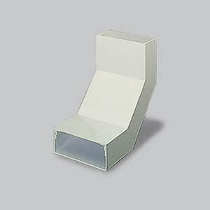 【送料無料】サンテレホン LDS2333 外大マガリ 3015 ミルキー【在庫目安:お取り寄せ】| サプライ 配線保護 配線 保護 ケーブル オプション カバー モジュール モール 収納