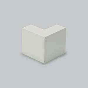 【送料無料】サンテレホン MDS6153 外マガリ 6号150型 ミルキー【在庫目安:お取り寄せ】| サプライ 配線保護 配線 保護 ケーブル オプション カバー モジュール モール 収納