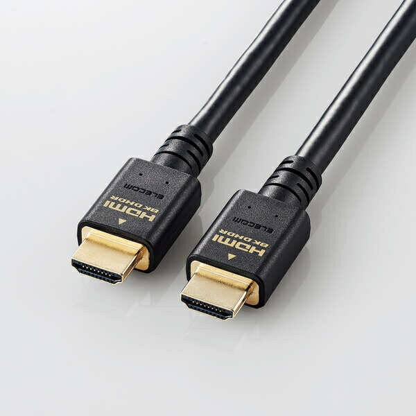̵ELECOM CAC-HD21E50BK HDMI֥/ HDMI2.1/ ȥϥԡ/ 5.0m/ ֥åں߸ܰ:󤻡