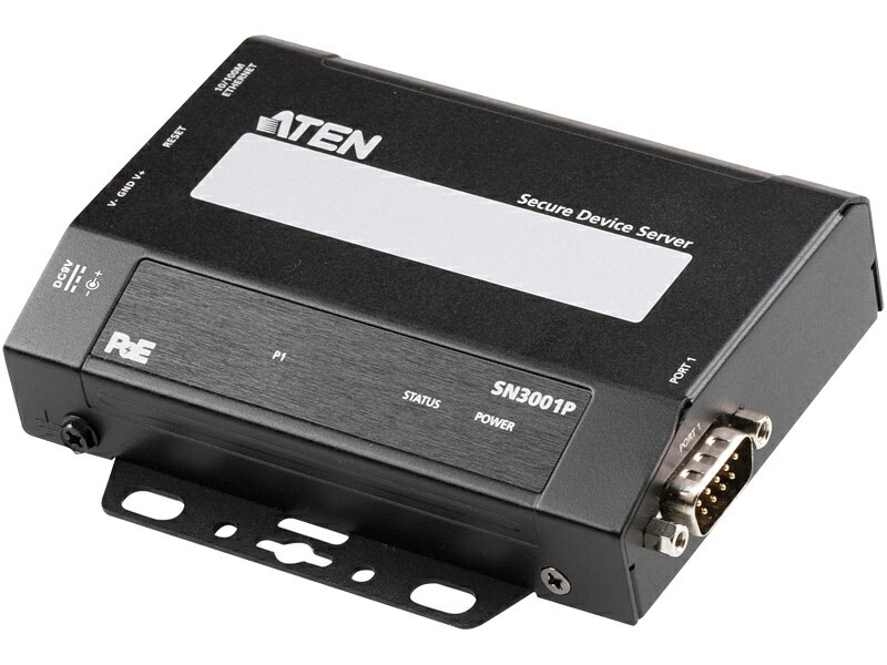 【送料無料】ATEN SN3001P 1ポート シリアルデバイスサーバー（PoE対応）【在庫目安:お取り寄せ】