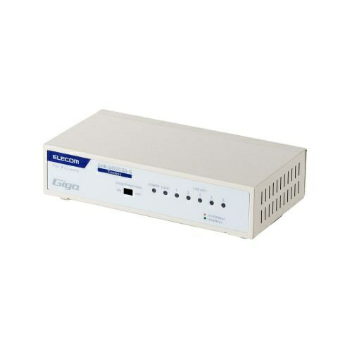 【在庫目安:あり】【送料無料】ELECOM EHB-UG2C05-S 法人向けスイッチングハブ/ アンマネージ/ Giga/ 5ポート/ メタル筐体/ 電源内蔵