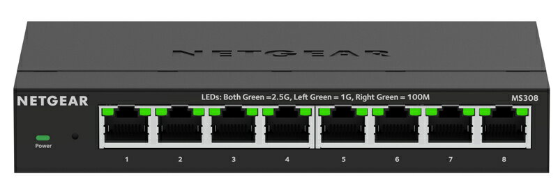 【送料無料】NETGEAR MS308-100JPS MS308 2.5Gマルチギガ 8ポート アンマネージスイッチ【在庫目安:僅少】