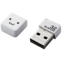 ELECOM MF-SU2B32GWHF USBメモリ/ USB2.0/ 小型/ キャップ付/ 32GB/ ホワイト【在庫目安:お取り寄せ】| パソコン周辺機器 USBメモリー USBフラッシュメモリー USBメモリ USBフラッシュメモリ USB メモリ(2)