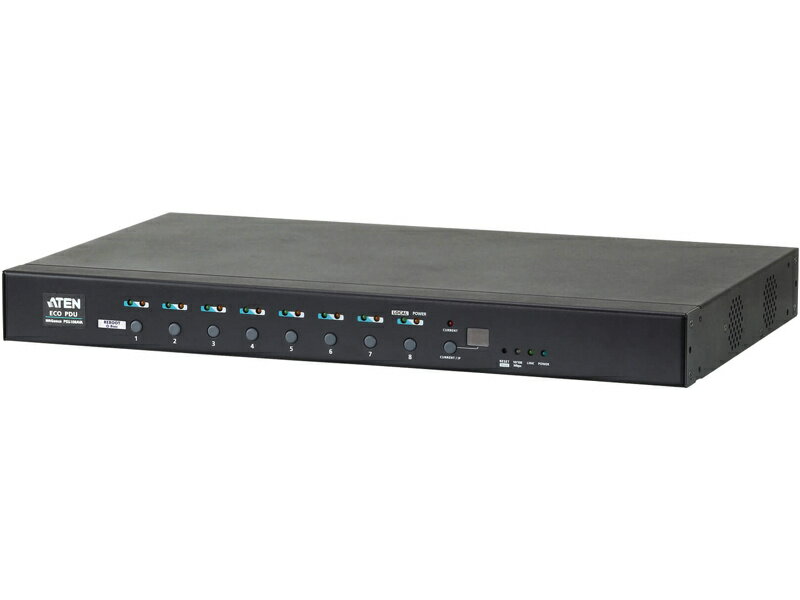 【送料無料】ATEN PE6108AVA 計測機能・リモート電源制御機能搭載 1U筐体分離タイプ 8ポートeco PDU【在庫目安:お取り寄せ】| オフィス オフィス家具 サーバーラック用コンセント コンセント サーバーラック サーバー ラック