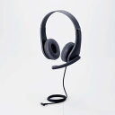 【送料無料】ELECOM HS-KD01TBK こども専用ヘッドセット/ 回転式マイクアーム付き/ 4極/ ブラック【在庫目安:お取り寄せ】| パソコン周辺機器...