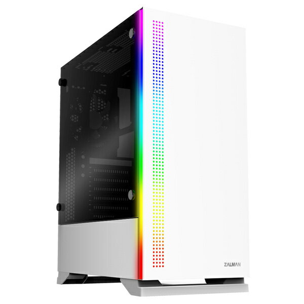 【送料無料】ZALMAN ミドルタワー型PCケース S5 White【在庫目安:お取り寄せ】