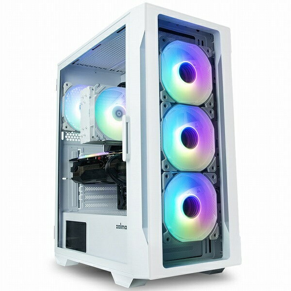 【送料無料】ZALMAN ミドルタワー型PCケース i3 NEO TG White【在庫目安:お取り寄せ】