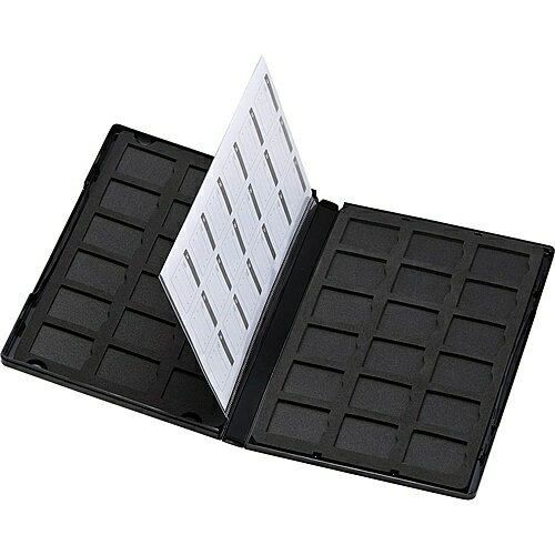 サンワサプライ FC-MMC21SD DVDトールケース型メモリーカード管理ケース（SDカード用・両面収納タイプ）【在庫目安:お取り寄せ】