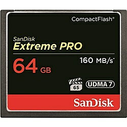 【送料無料】SDCFXPS-064G-J61 SanDisk エクストリーム プロ コンパクトフラッシュ 64GB【在庫目安:お取り寄せ】