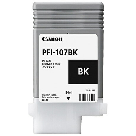 【送料無料】Canon 6705B001 インクタンク フォトブラック PFI-107BK【在庫目安:お取り寄せ】| インク ..