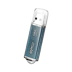 【送料無料】シリコンパワー SP128GBUF3M01V1B USB3.0フラッシュメモリ Marvel M01 128GB アイシーブルー5年保証【在庫目安:お取り寄せ】
