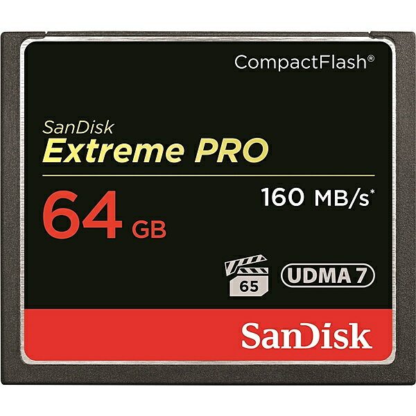 【送料無料】SDCFXPS-064G-J61 SanDisk エクストリーム プロ コンパクトフラッシュ 64GB【在庫目安:お取り寄せ】