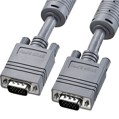 【送料無料】サンワサプライ KB-CHD1510K2 ディスプレイケーブル（複合同軸・アナログRGB・10m）【在庫目安:お取り寄せ】| パソコン周辺機器