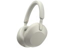 【送料無料】SONY(VAIO) WH-1000XM5/S ワイヤレスノイズキャンセリングステレオヘッドセット プラチナシルバー(ヘッドバンドスタイル)【在庫目安:お取り寄せ】