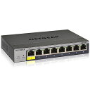 【在庫目安:あり】【送料無料】NETGEAR GS108T-300JPS GS108T ギガビット8ポート PoE受電対応 スマートスイッチ Insight対応