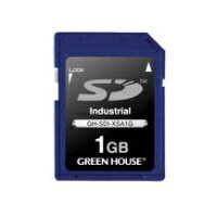 【送料無料】GREEN HOUSE GH-SDI-XSA1G インダストリアルSDカード SLC -40～+85℃ 1GB【在庫目安:お取り寄せ】