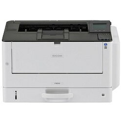 A3モノクロレーザープリンター RICOH P 6510 連続プリント速度：45枚/分、275枚給紙トレイ、最大用紙サイズ：A3、4行LCDパネル 詳細スペック 印刷方式LEDアレイ＋乾式一成分電子写真方式 解像度1、200×1200dpi/600×600dpi 印字色モノクロ 最大印字サイズA3 印字速度(モノクロ)45PPM 制御コードRPCS、RPDL、PostScript3エミュレーション、PDFDirectエミュレーション 文字種・文字フォント明朝L、明朝Lプロポーショナル、ゴシックB、ゴシックBプロポーショナル、Courier10、PrestigeElite12、LetterGothic15、BoldfacePS、NimbusMono4書体、NimbusSans4書体、NimbusRoman4書体、ITCDingbats、CenturySchoolbookRoman、Symbol、OCR-B、欧文93書体等 メモリ(標準)2GB メモリ(最大)増設不可 メモリスロット(空/全)空スロットなし HDDオプション：100GB 両面印刷あり 排紙方式フェイスダウン USBUSB2.0、USB2.0ホスト LANイーサネット（1000BASE-T、100BASE-TX、10BASE-T） バーコード印刷JAN、2of5、CODE39、CODE128、GS1-128、郵政カスタマバーコード、NW-7、UPC ウォームアップ時間電源投入時：19秒以下、スリープモード復帰時：17秒以下、低電力モード復帰時：10秒以下（常温23℃・定格電圧時） ドライバーWindows8.1、Windows10、Windows11、WindowsServer2012、WindowsServer2012R2、WindowsServer2016、WindowsServer2019、WindowsServer2022、macOS10.14以降 本体サイズ(H×W×D)286×513×392mm 本体重量24000g 電源100V、14A、50/60Hz 最大消費電力(備考)最大：1400W以下、スリープモード時：0.6W以下 エコマーク登録 国際エネルギースター登録 GPN(グリーン購入ネットワーク)登録 VCCI対応VCCIクラスB情報処理装置 TCO未対応 最大消費電力1400W スリープ時消費電力0.6W以下 電気用品安全法(本体)非対象 電気用品安全法(付属品等)非対象 電気用品安全法(備考)非対象