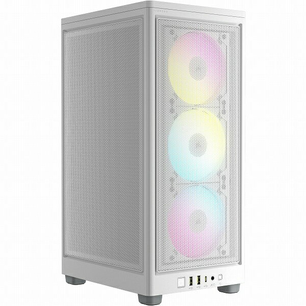 【送料無料】コルセア(メモリ) CC-9011247-WW ミニタワー型PCケース iCUE 2000D RGB AIRFLOW - ITX Tower - White【在庫目安:お取り寄せ】
