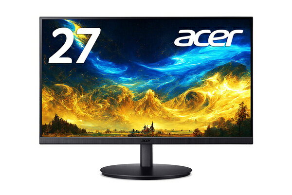 【送料無料】Acer CB272Kbmiprux OmegaLine 4K液晶ディスプレイ(27型/ 3840×2160/ HDMI、DisplayPort、USB/ ブラック/ スピーカー搭載/ IPS/ 非光沢/ 4K/ UHD/ 4ms)【在庫目安:僅少】